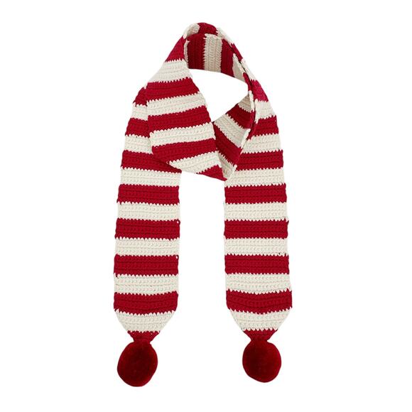 AMI Alexandre Mattiussi Crochet Pompom Scarf - Picture 1 of 7